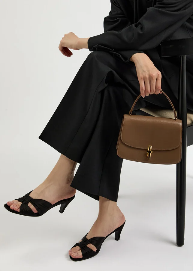 The Row 75 Knotted Satin Mules - Image 5