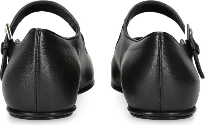 The Row Ava Leather Ballet Flats - Image 2
