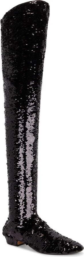 The Row Awar 25 Cuissadre Boot in Black - Image 2