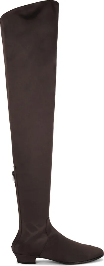 The Row Awar 25 Cuissadre Boot in Brown