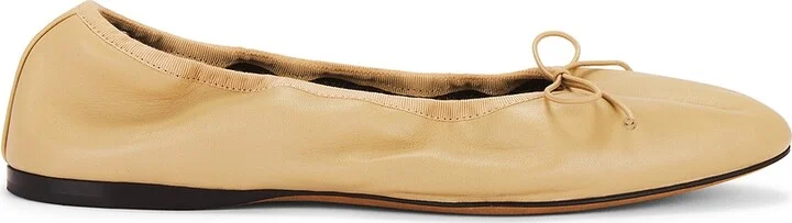 The Row Awar Ballerina Flat in Cream