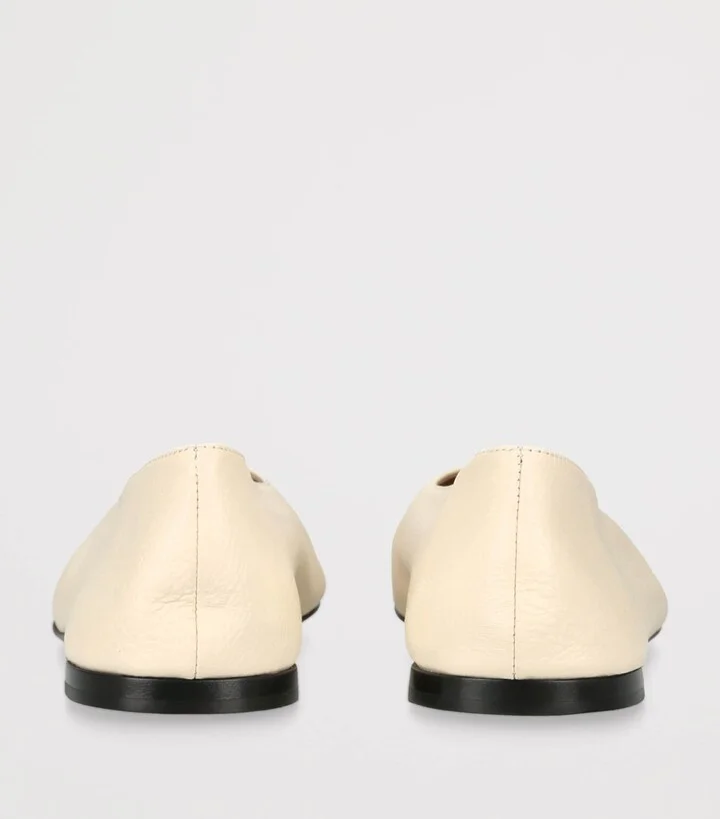 The Row Awar Leather Ballet Flats - Image 2