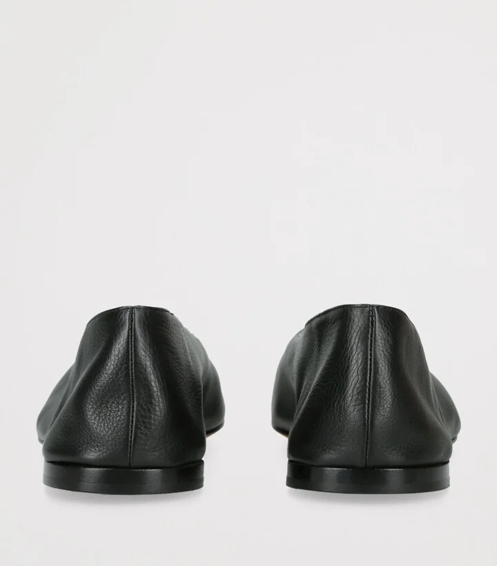 The Row Awar Leather Ballet Flats - Image 2