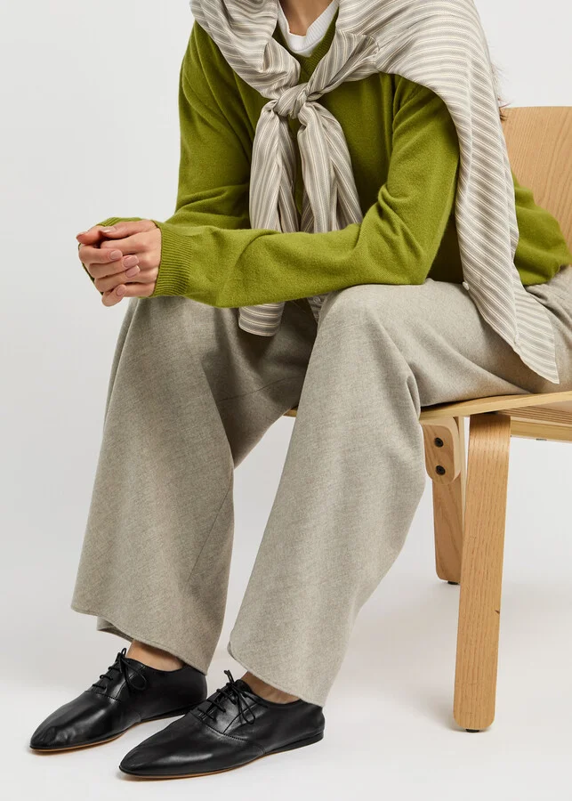 The Row Awar Leather Flats - Image 5