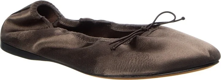 The Row Awar Silk Ballet Flat