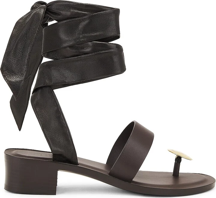 The Row Band Sandal in Chocolate
