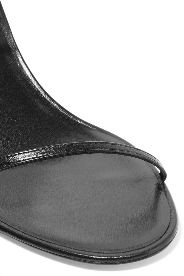 The Row - Bare Leather Sandals - Black - Image 4