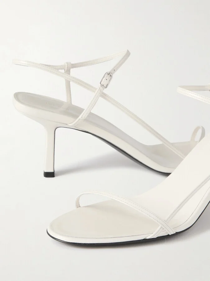 The Row - Bare Leather Sandals - White - Image 4