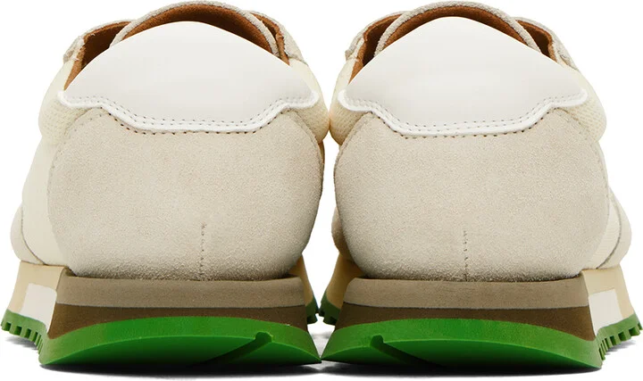 The Row Beige & Green Owen Sneakers - Image 2