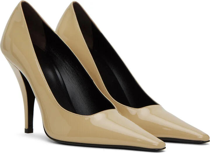The Row Beige Lana Heels - Image 4