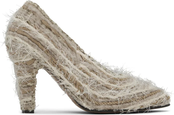The Row Beige Prudens Heels