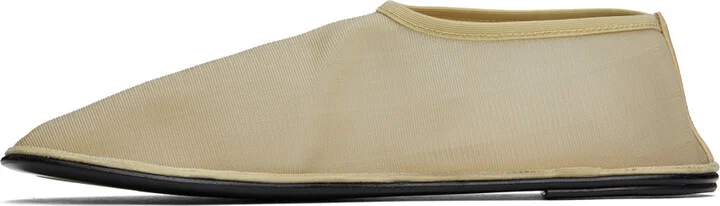 The Row Beige Sock Slippers - Image 3