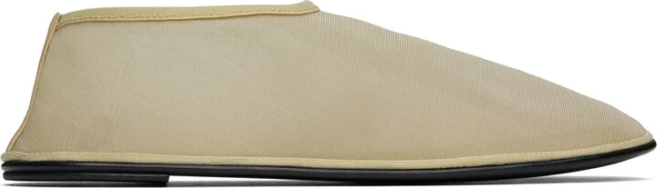 The Row Beige Sock Slippers