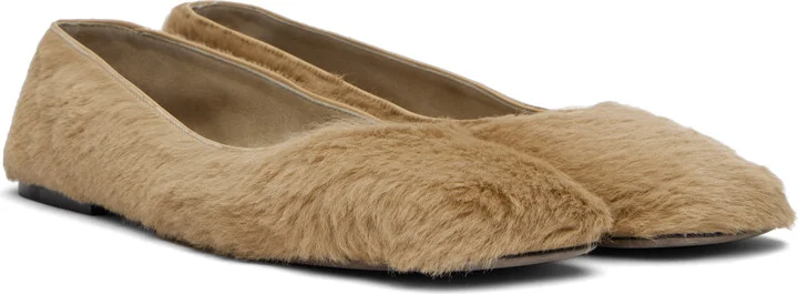 The Row Beige Square Ballet Ballerina Flats - Image 4