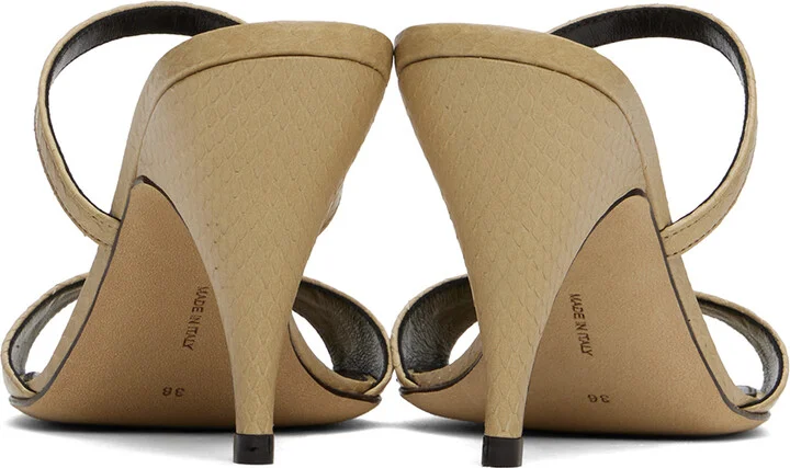 The Row Beige Vika Heeled Sandals - Image 2