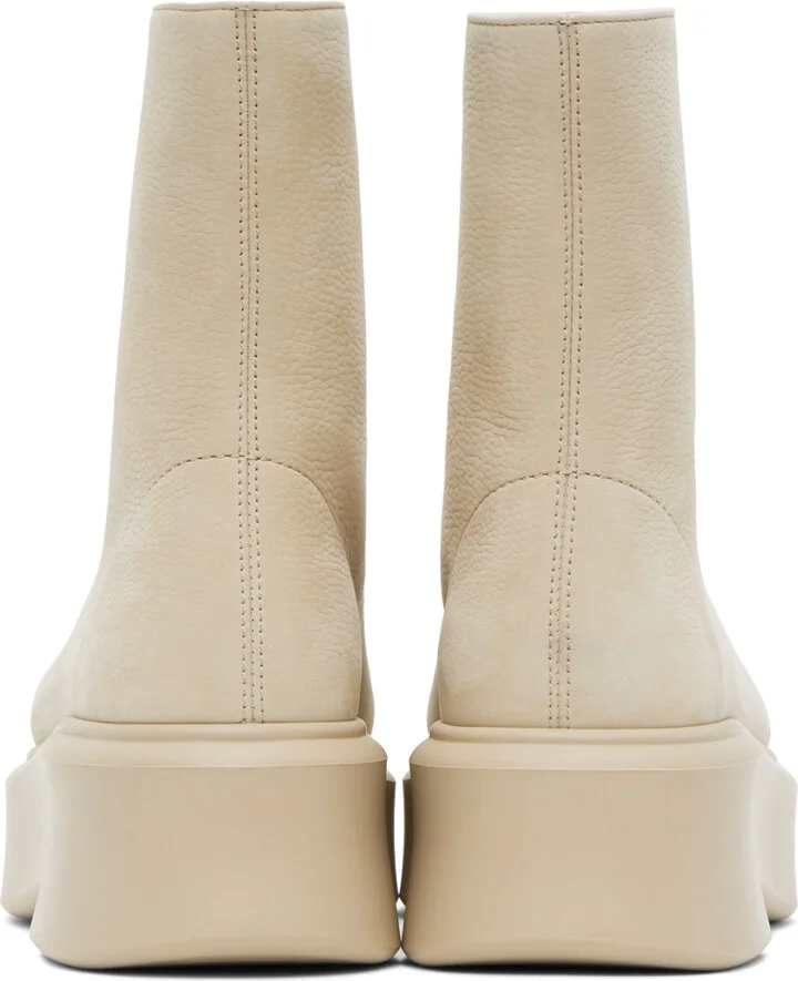 The Row Beige Zipped I Boots - Image 2