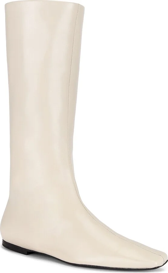 The Row Bette Boot in Ivory - Image 2