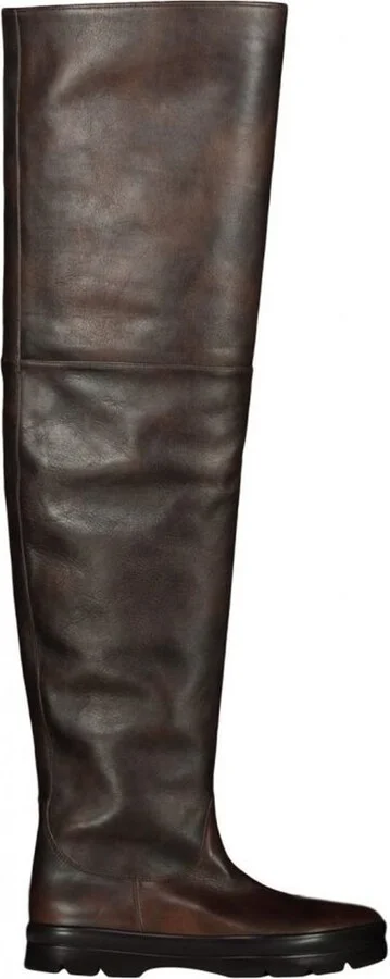 The Row Billie Pull-On Thigh-High Boots