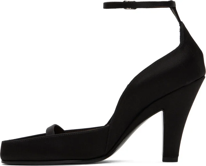 The Row Black Ankle Strap Heels - Image 3