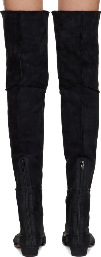 The Row Black Awar 25 Cuissarde Tall Boots - Image 2