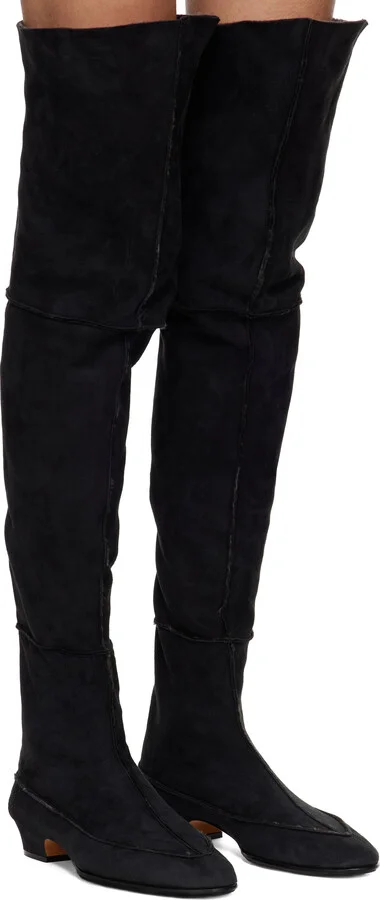 The Row Black Awar 25 Cuissarde Tall Boots - Image 4