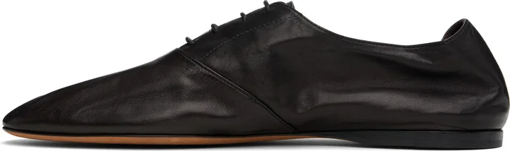 The Row Black Awar Lace Up Oxfords - Image 3