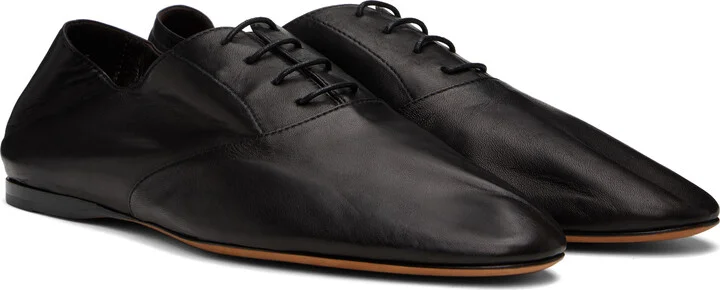 The Row Black Awar Lace Up Oxfords - Image 4