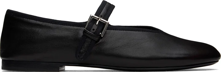 The Row Black Boheme MJ Ballerina Flats