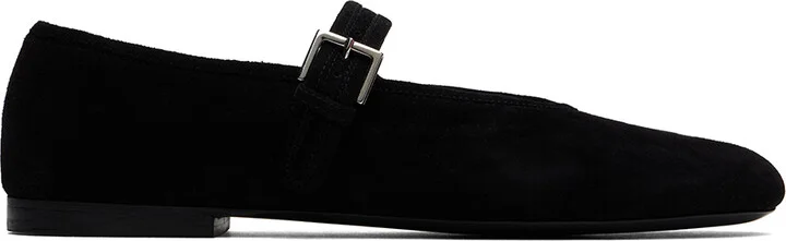 The Row Black Boheme MJ Ballerina Flats