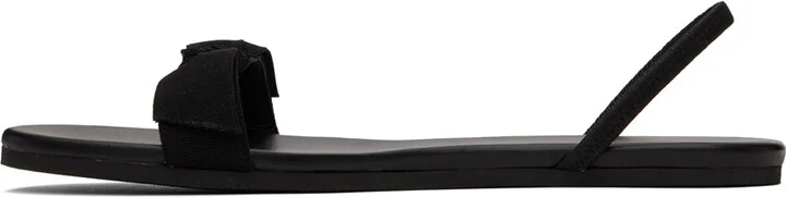The Row Black Bow Sandals - Image 3
