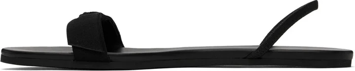 The Row Black Bow Sandals - Image 3