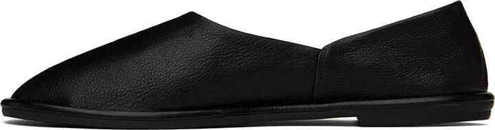 The Row Black Canal Slip On Loafers - Image 3