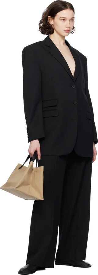 The Row Black Canal Slip On Loafers - Image 5