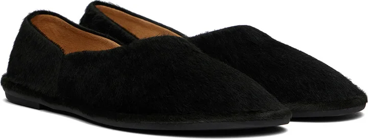 The Row Black Canal Slip On Loafers - Image 4