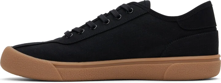 The Row Black Canvas Sneakers - Image 3