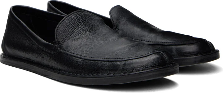 The Row Black Cary V1 Loafers - Image 4