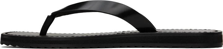 The Row Black City Flip Flops - Image 3