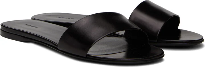 The Row Black Combo Slide Sandals - Image 4