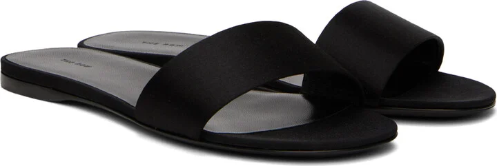 The Row Black Combo Slide Sandals - Image 4