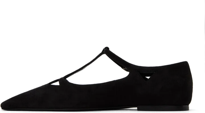 The Row Black Cyd Ballerina Flats - Image 3