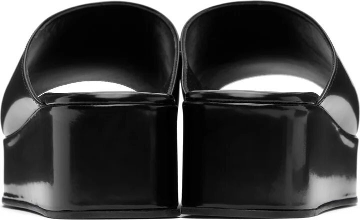 The Row Black Emi Flatform Sandals - Image 2