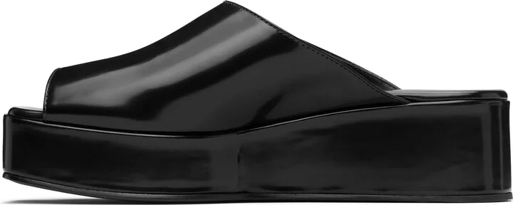 The Row Black Emi Flatform Sandals - Image 3