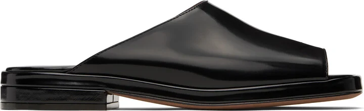 The Row Black Emi Mules