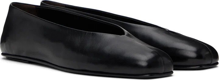 The Row Black Eva Two Ballerina Flats - Image 4