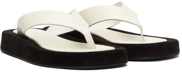 The Row Black Ginza Sandals - Image 4