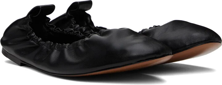 The Row Black Glove Flats - Image 4