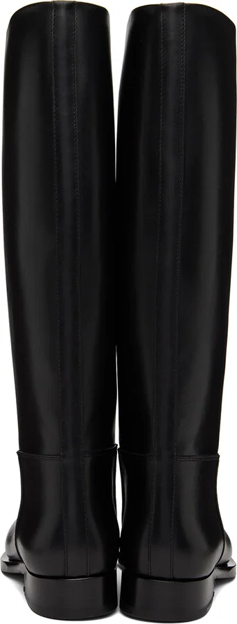The Row Black Grunge Boots - Image 2