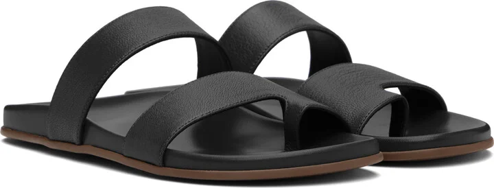 The Row Black Hugh Sandals - Image 4