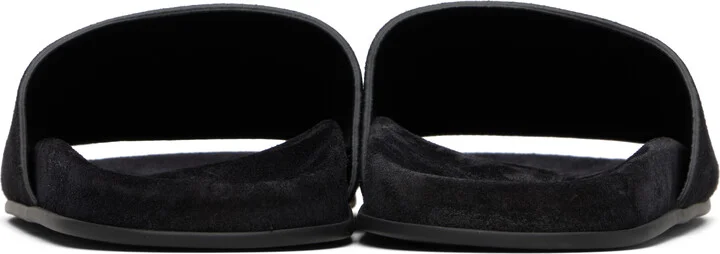The Row Black Hugh Slides - Image 2