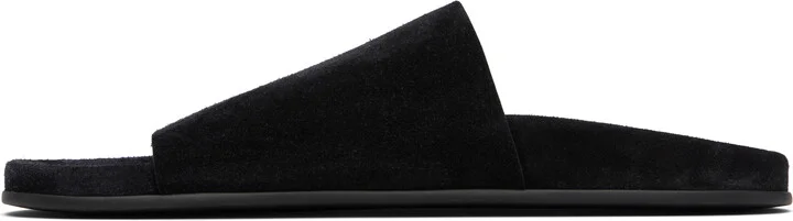 The Row Black Hugh Slides - Image 3